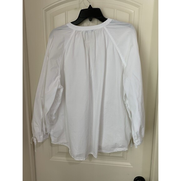 White Button-Up Blouse - Picture 2 of 2